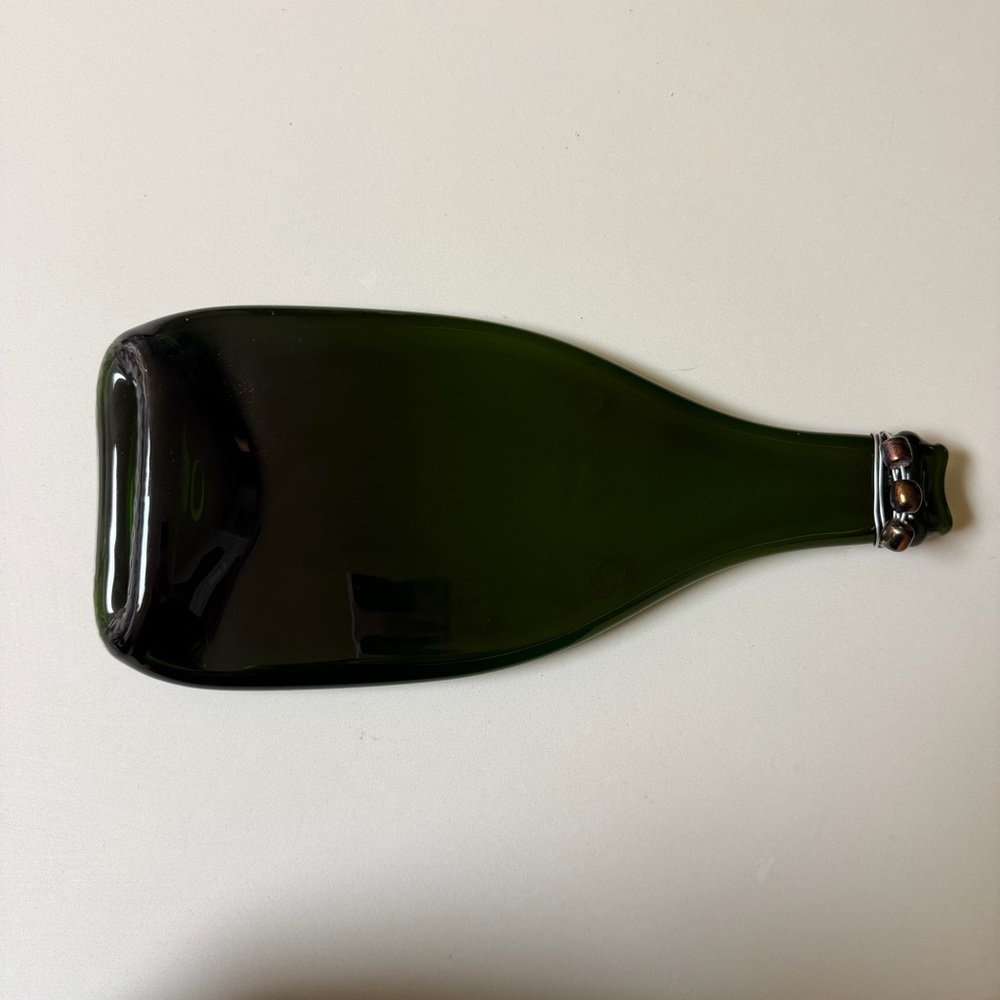 Handmade Wine Bottle-Shaped Platter